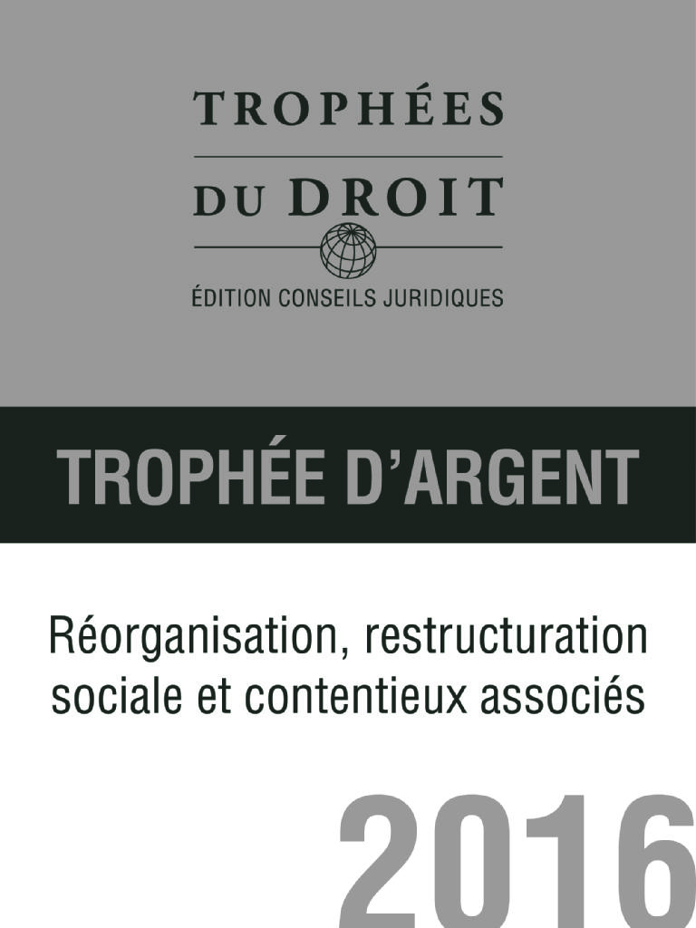 Trophée d'Argent (Trophées du Droit)