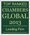 TOP RANKED - CHAMBERS GLOBAL 2013 - LEADING FIRM